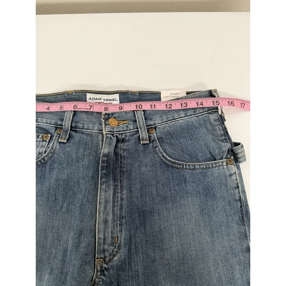 NWT Adam Kimmel Carhartt Collaboration Denim Jeans XS Regular Blue AKB17 IRR